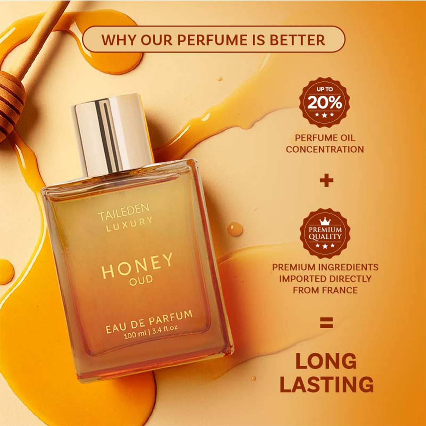 Honey Oud Unisex Perfume – A Luxury Fragrance for Men & Women