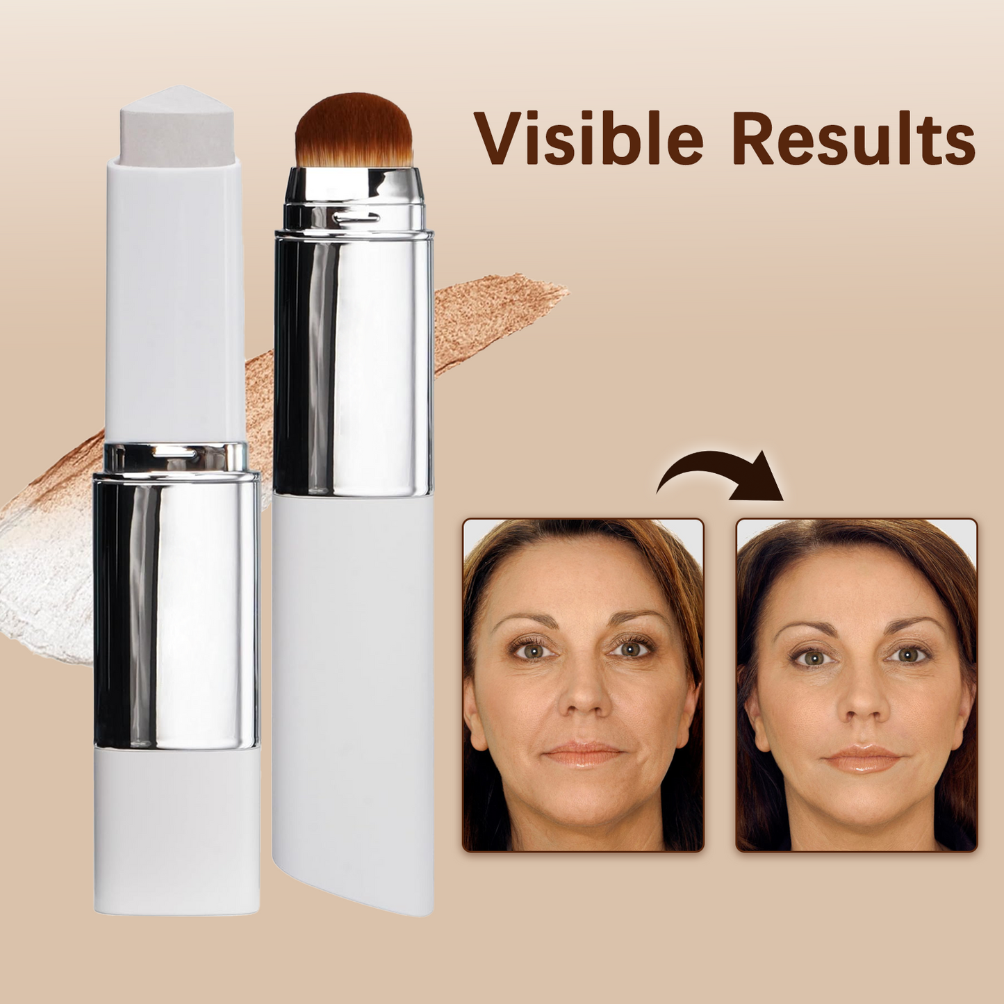 Final 3 hours 75% off:Color-Changing Cover Cream Stick Skincare meets makeup-SKU